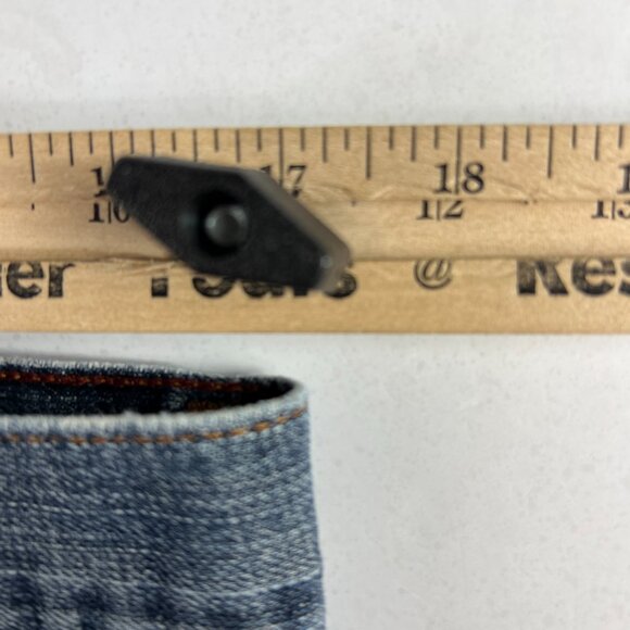 Y2K Levi's Jeans Men's 34x30* 559 Relaxed Straight Blue Thrashed Denim Tag 34x32 - Picture 16 of 16